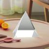 Optické Sklo Transparentní Duhový Obdélníkový Polyedrický Populární Věda Studijní Student Pyramida Hranol Egyptský Krystal