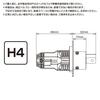 PIAA headlight/fog lamp LED 6000K <controllerless type> Achieves ultimate brightness! Copper board & heat pipe equipped model 12V/24V shared 34/34W Hi