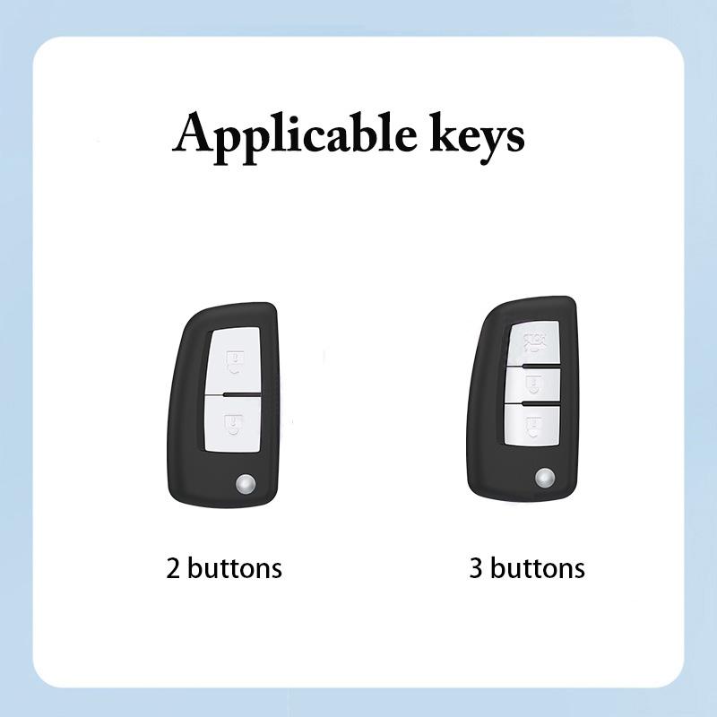 Soft TPU Car Key Case Cover for Nissan Qashqai J11 Pulsar C13 Juke F15 X-Trail T32 Micra L662 Keychain