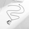 Triquetra Moon Phase Pendant Necklace - Celtic Knot, Titanium Steel, Vintage Style
