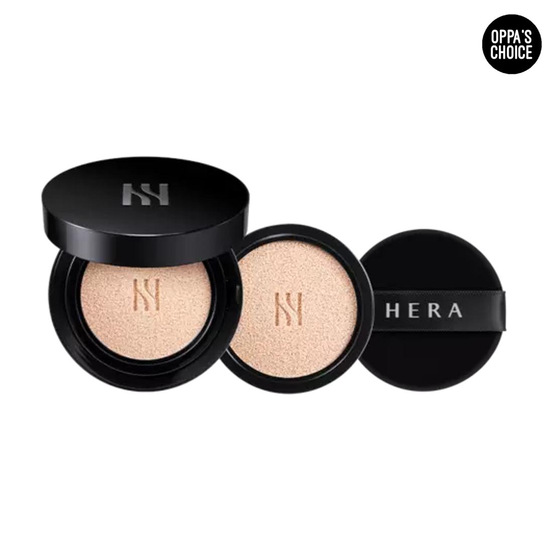 

Hera Black Cushion Foundation Duo 23N1 Beige SPF34/PA++15g+15g Refill Korean Luxe Brand Store