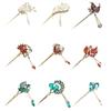 Vintage Chinese Style Hair Stick, 1 Piece Metal Hairpin with Rhinestone Decoration