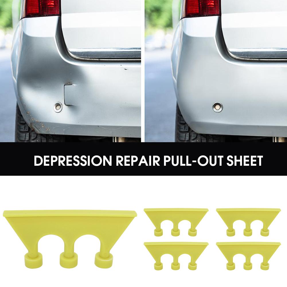 5pcs Car Dent Repair Tool Kit Auto Body Sheet Paintless Pull Pull No Trace Remover Hail Pits