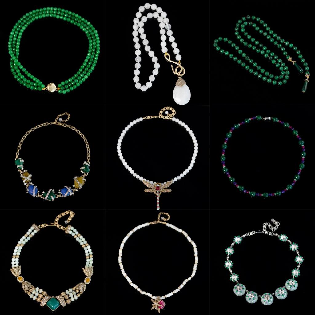 Mittelalterlich Vintage25 Herbst Halskettenkollektion Temperament Hoher Sinn Damen Halskette Gestapeltes Tragen Neu