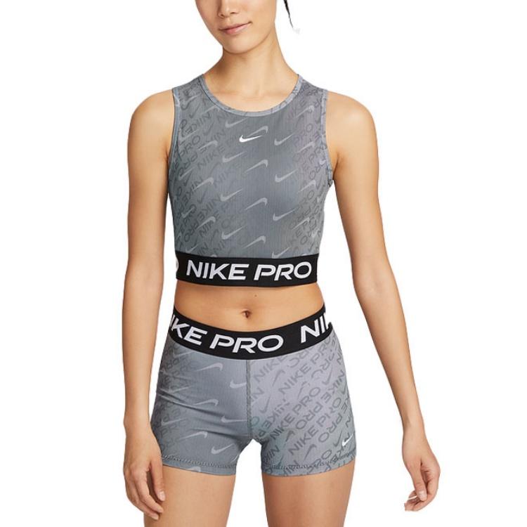 

Nike SS25 Comfortable Soft Fashion Casual Sports Vest Women tops Gray HQ5684-010 L
