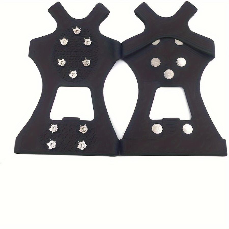 10-tooth Steel Nail Crampons Non-slip Stainless Steel Shoe Covers Outdoor Camping Mountaineering Fishing Mountaineering