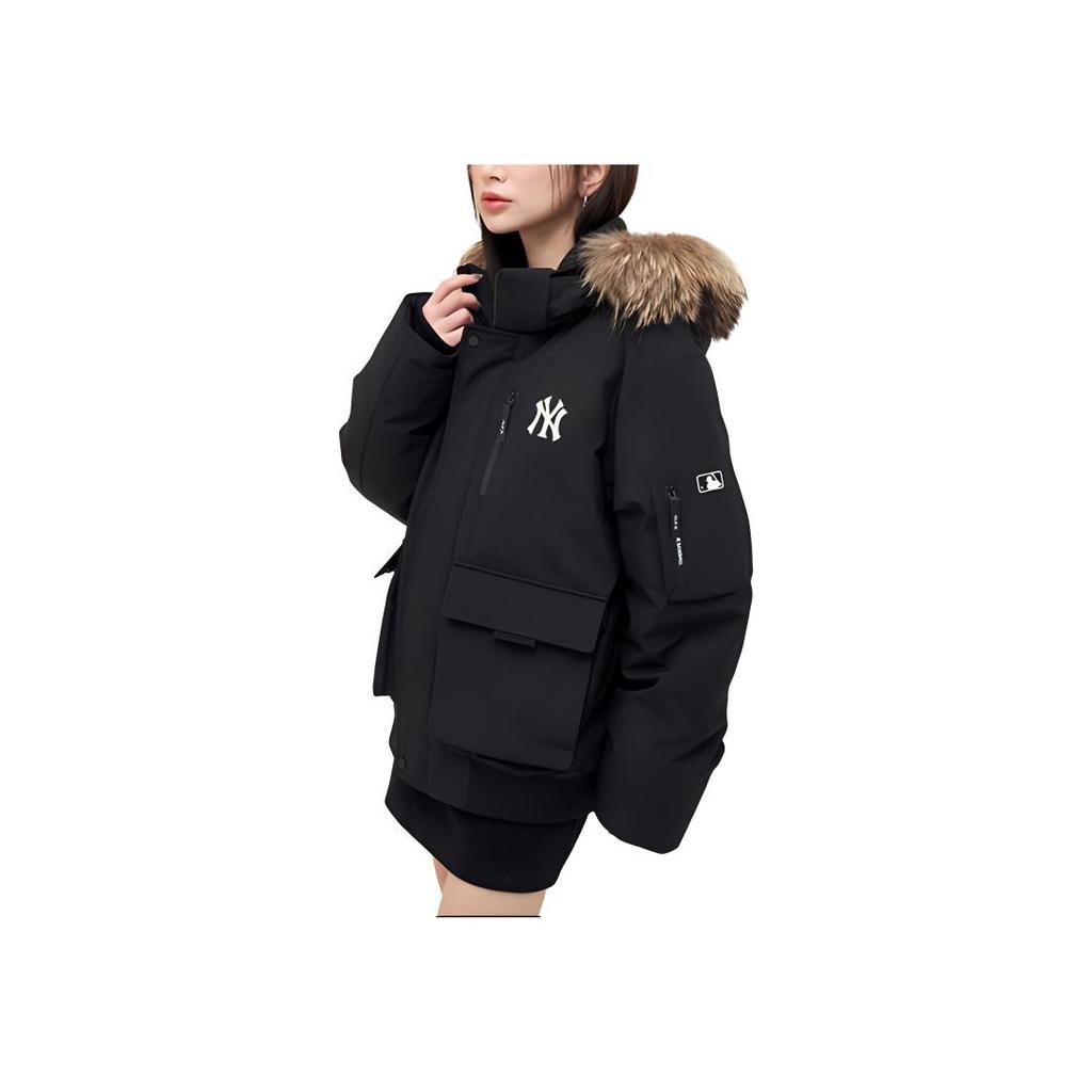 New MLB New York Yankees FW24 Down Jacket Unisex Black 3ADJB1546-50BKS