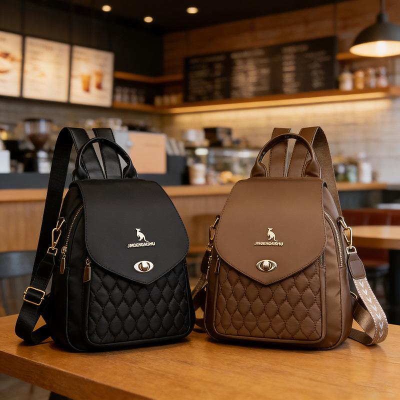 Doppelschultertasche - Leicht, Modisch, Multifunktional, Großes Fassungsvermögen, Lässiger Rucksack für Damen