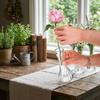 6PCS Transparent Mini Glass Vase Vintage Flower Holder Minimalist Clear Flower Vases  Wedding Decor
