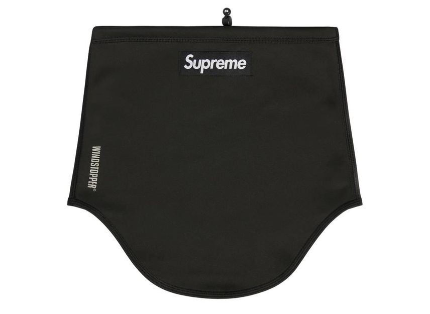 Supreme WINDSTOPPER Neck Gaiter Black One-Size