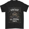 82nd Geburtstag Limitierte Auflage 1943 Herren 100% Baumwolle T Shirt