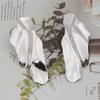 European and American Fashion Metal Iron Sheet Geometric Big Earrings for Women Irregular Sequin Jewelry Wholesale Party Gift