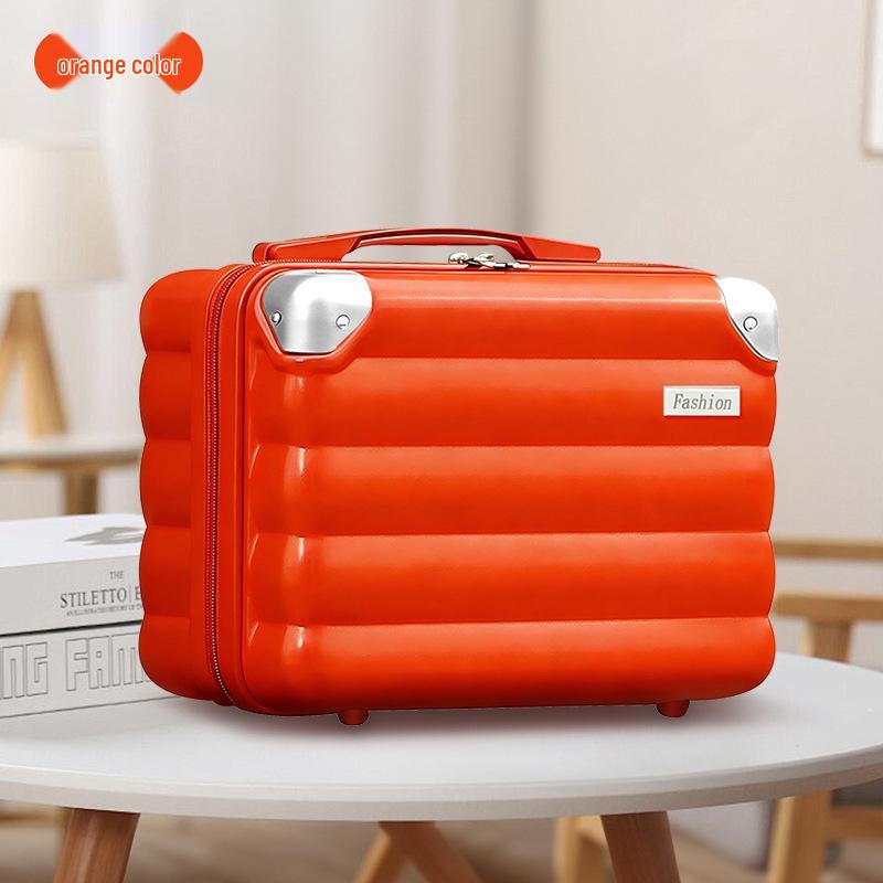 Women's 24-Inch Leather Trolley Suitcase with Universal Wheels, Sturdy and Durable, Large Capacity, 2026 Edition, with Combination Lock.