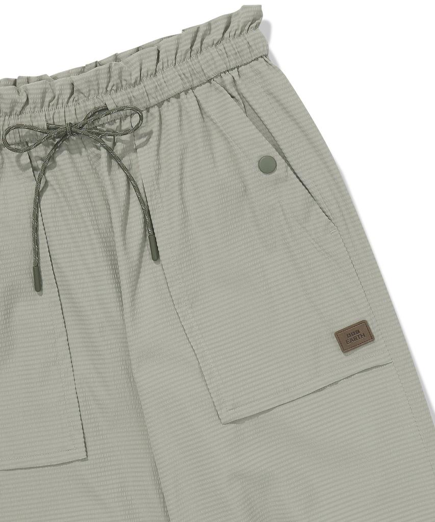 BBC EARTH Women'S Cool Seers Slit Pants Light Khaki