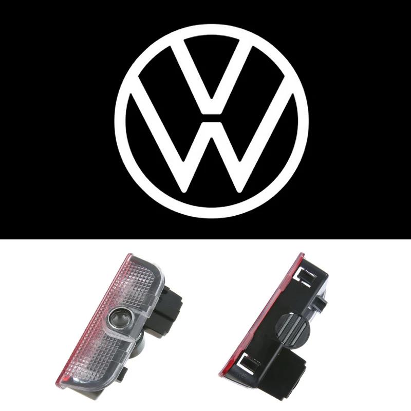 VW GTI GOLF 2026 Hot For VW VOLKSWAGEN LED Car Door Welcome Logo Projector Ghost Shadow Light For VW Volkswagen Tiguan MK1 MK2 S