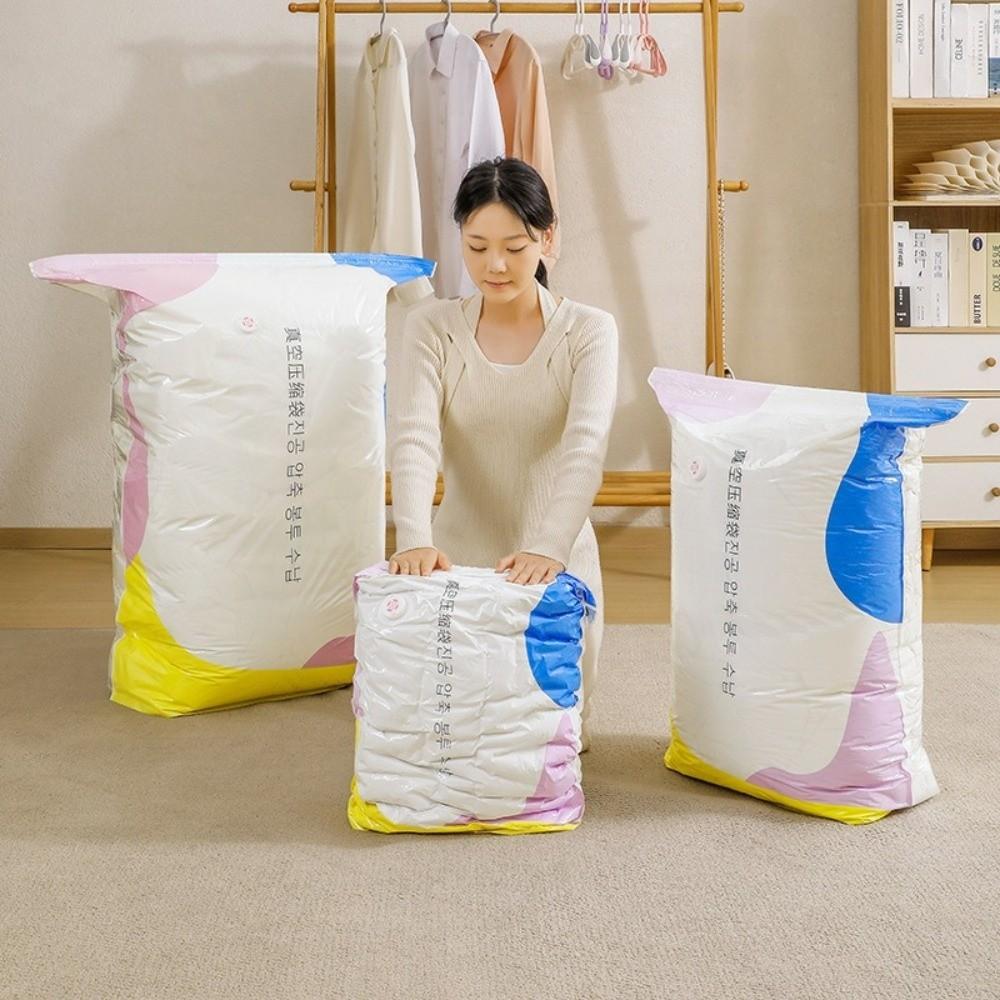 Large Capacity Vacuum Storage Bag Dust-proof Clothes Blankets Organizer Travel Accessories