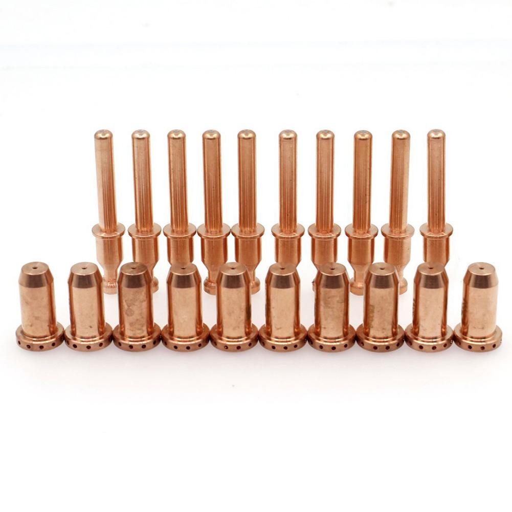 Welding Tools Nozzle 20pcs 40A Cutting Consumables Plasma Nozzle Rated Current For Plasma Cutting Machine SL40
