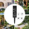 8Pcs IP44 Waterproof Solar Hollow Lawn Lamp Decoration