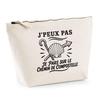 Toiletry Bag - PLANETEE - I Can't Minimalist - Beige - 100% Cotton - 3 L - Zipped