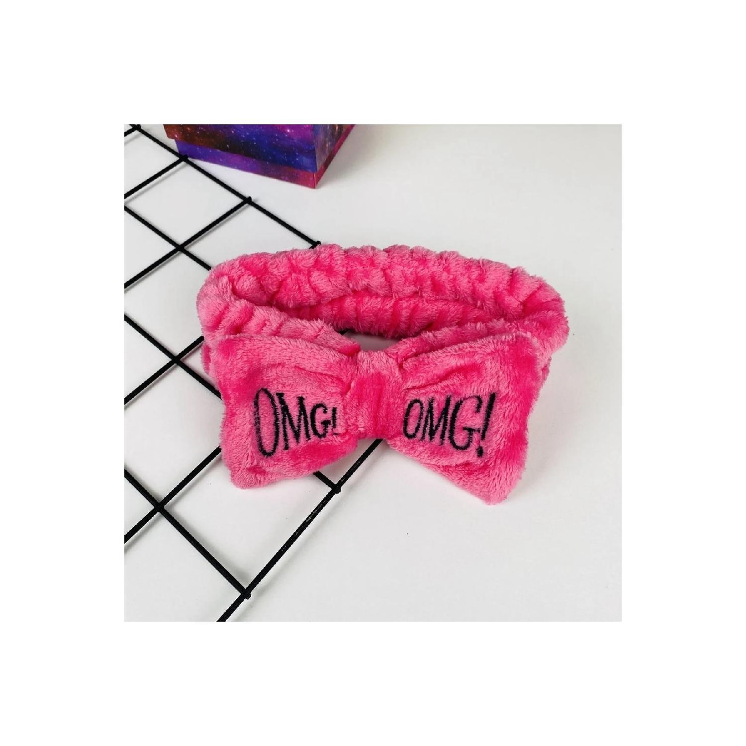

Omg Plush Spa ободок для волос фуксия
