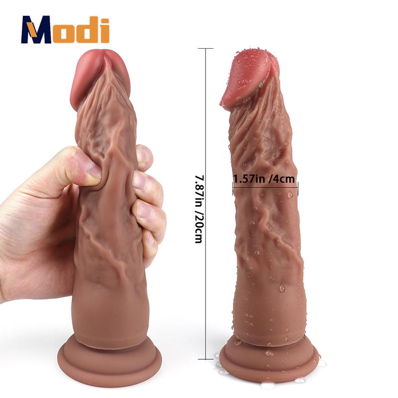 MoDi Skin Feeling Realistic Dildo for Women Soft Huge Penis Lesbain Anal Sex Toys for Adults 18+