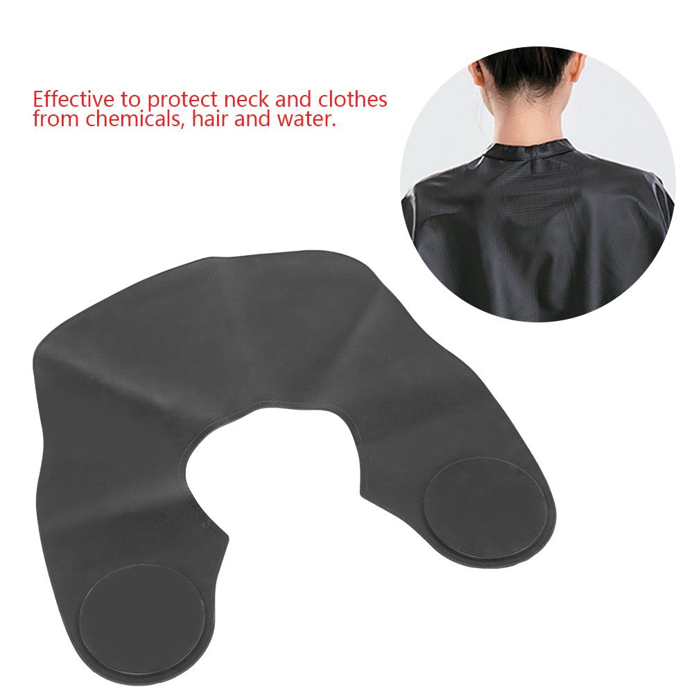 Silicone Barber Salon Shawl Collar Hair Dye Cape Haircut Hair Cutting Coloring Accessory