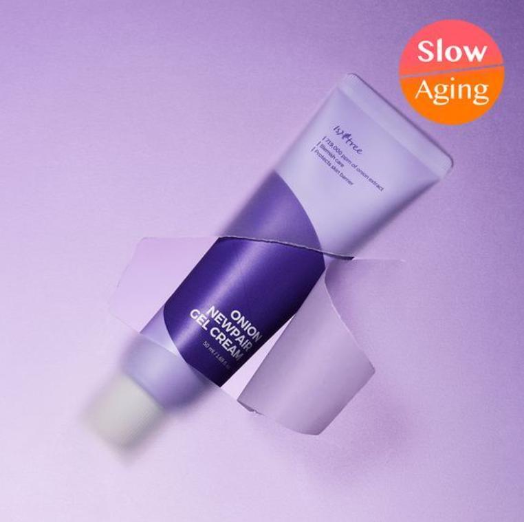 ISNTREE Onion Newpair Gel Cream 50ml – Calming & Blemish Care for Sensitive Skin