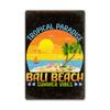 Vintage Tin Art of Summer Beach Scenes: Ideal Wall Murals for American Bar Backdrops and Home Decor