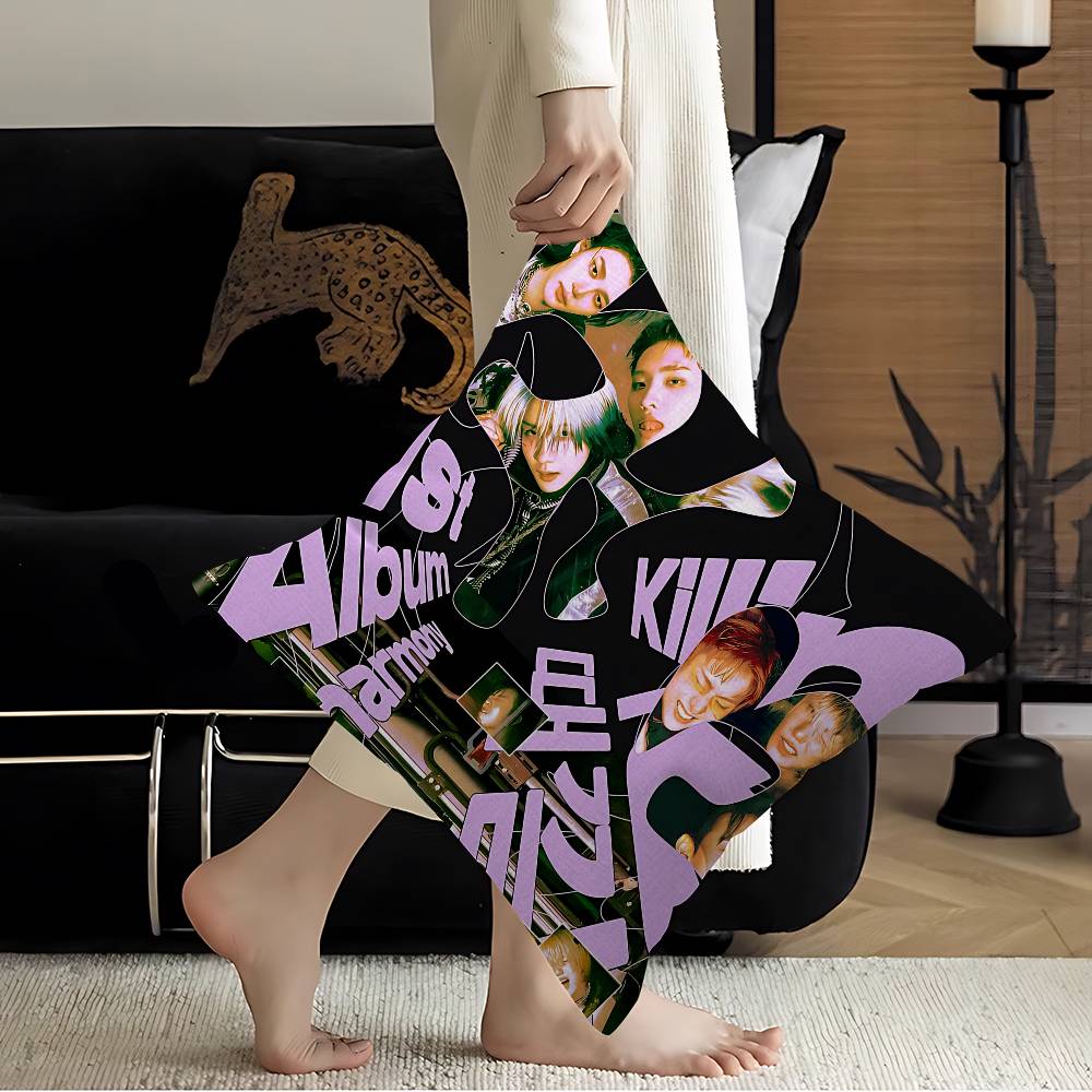 Custom P1Harmony KPOP Decorative Room Aesthetics Pillow Case Home Decor Bedroom Sofa Bed Couch Pillow Cover 45x45