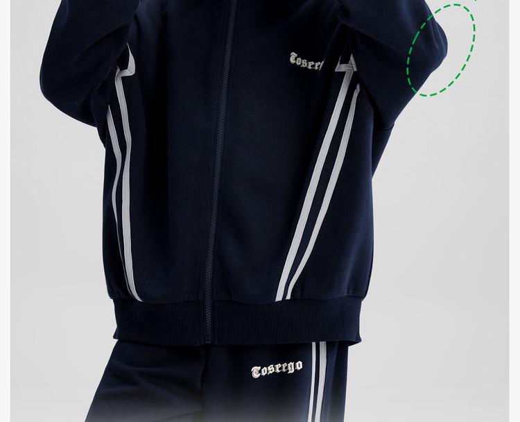 Left West Children's Clothing, Boys' Sports Set, Children's Spring Clothing 2026 New Edition, Boys' Hooded Coat, Two Piece Pants Set
