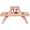 Picnic Table 105 X 134 X 75 Cm Solid Douglas Fir Wood
