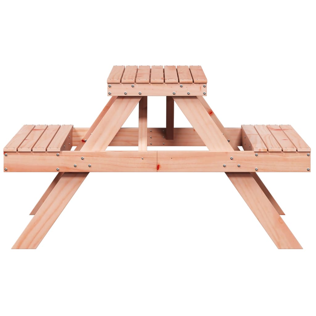 Picnic Table 105 X 134 X 75 Cm Solid Douglas Fir Wood