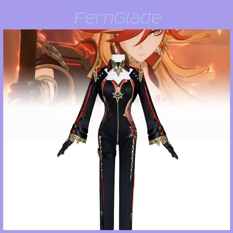 Adorabile Set Costume Cosplay Mavuika Per Genshin Impact Con Eleganti Accessori