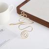 Exaggerated Geometric Snake Armband Bracelet - European & American Fashion Women's Jewelry
