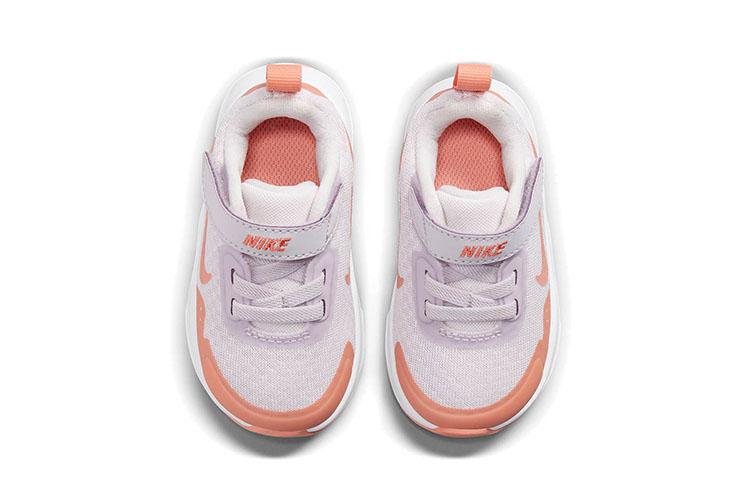 Nike Wearallday TD Slip Resistant Cushioning Abrasion Resistant Low top Running Shoes Orange Purple Infant And Toddler CJ3818-500