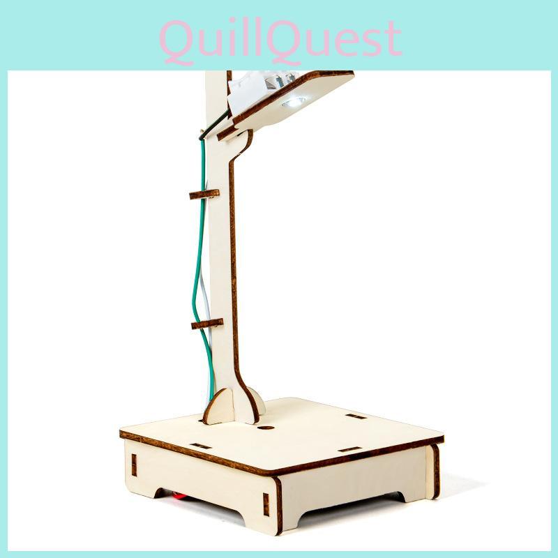 Science Diy Voiceactivated Wooden Street Light With Educational Materials For Kids