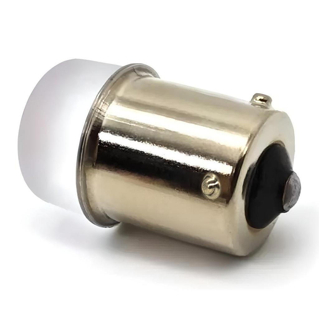 2 Pcs RY10W LED Bulb BAU15S 12V Canbus White Off-Road