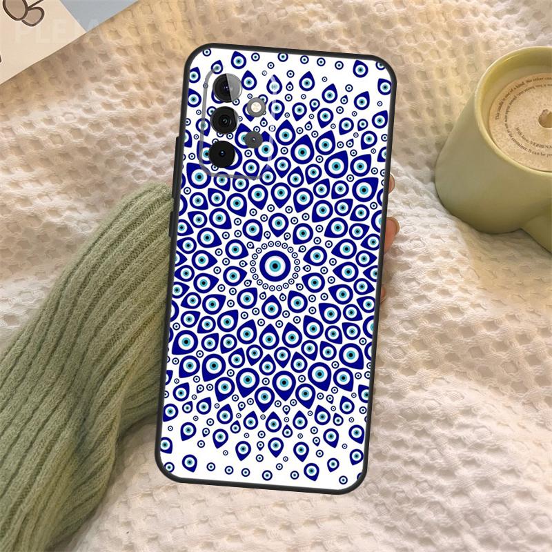 Evil Eye For Samsung Galaxy A52 A52S A32 A12 A22 A72 A21S A50 A70 A71 A51 A33 A73 A53 Cover Case