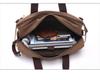 Cross-Border Canvas Laptop Backpack - Large Capacity Business Travel Bag