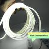 220V Dimmable Switch COB LED Strip With Dimmer Kit 288LEDs/M Waterproof 3000K 4000K 6000K Flexible Neon Light Kitchen Room Decor