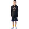Nike X NBA Hoodie Los Angeles Lakers James 23 City Edition Casual Comfortable Kids Hoodies Black Purple 3Z2B7HDL5-LAK23