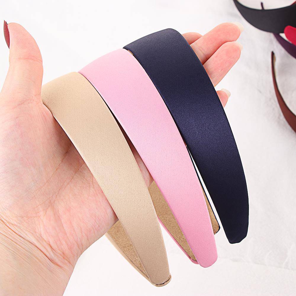 8 Colors Women Girls Fabric Hair Hoop Alice Hair Band Wide HeadBand