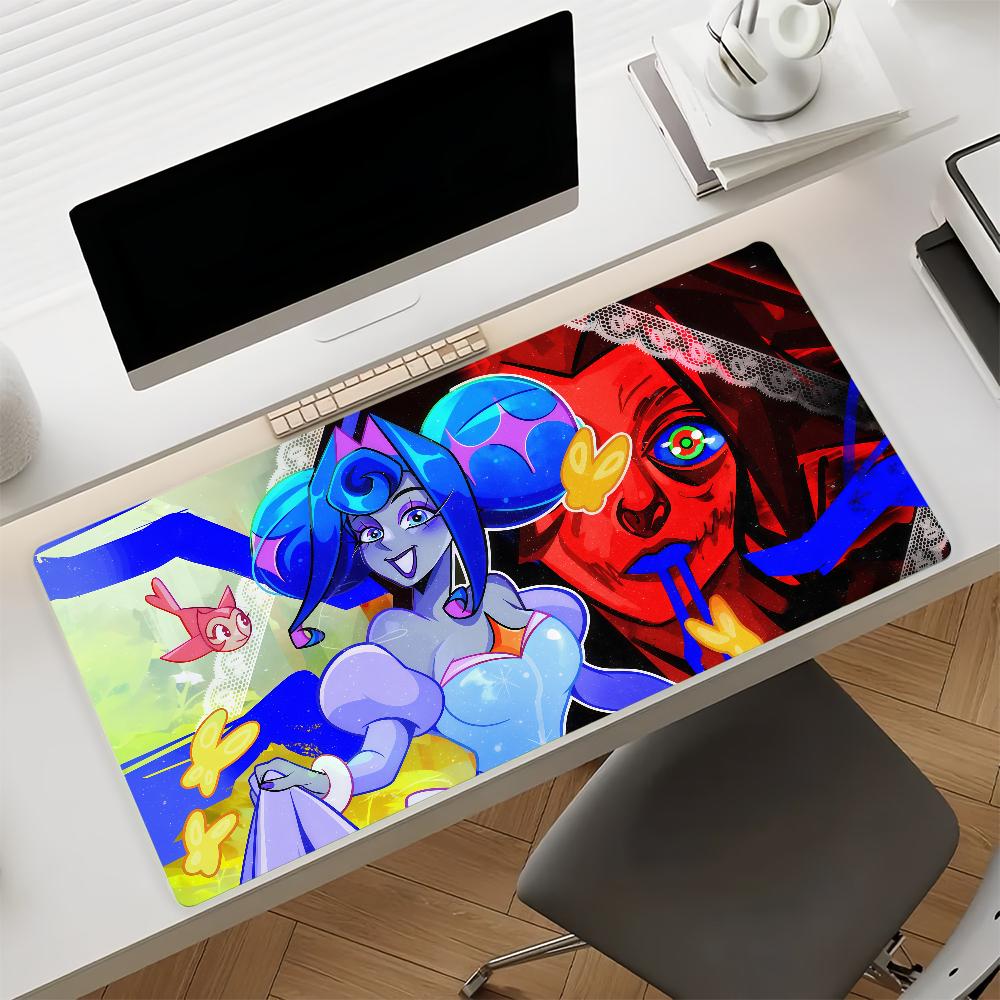 Cartoon K-Knights of G-Guinevere-S Mouse Pad Non-slip Rubber Gamer Balance Computer Mat Decoracion Deskmat Laptop Office Large