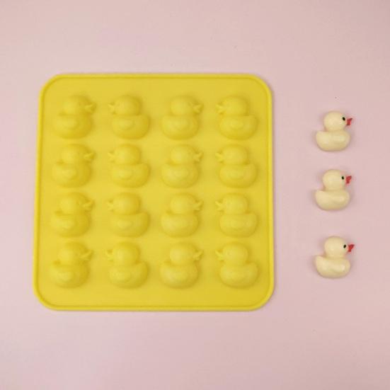 Enten Silikonform Lebensmittelqualität Schokoladenform für Pudding Gelee Gips Leicht zu lösen Hitzebeständig Enten Keksform für Kuchen Deko Süßigkeiten