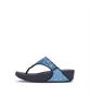 Fitflop Women'S Lulu Multi-Tone Glitter Toe-Post Sandals - Cosmic Blue (Ft61K2T01N)