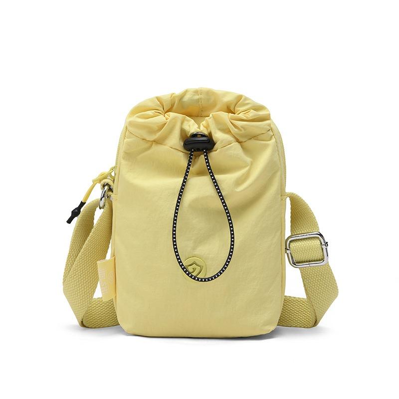 Sommer neue Umhängetasche multifunktionale lässige Umhängetasche minimalistische Kordelzugtasche Trinkflaschentasche Sport Damen Tasche
