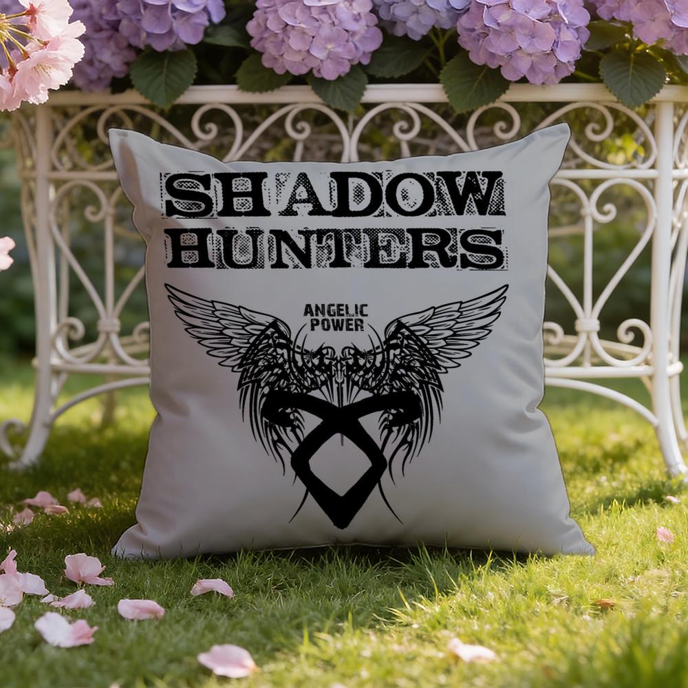 S-Shadowhunters Cushion Cover Home & Car Dual-Scene Pillow Cover: Reversible for Premium Comfort