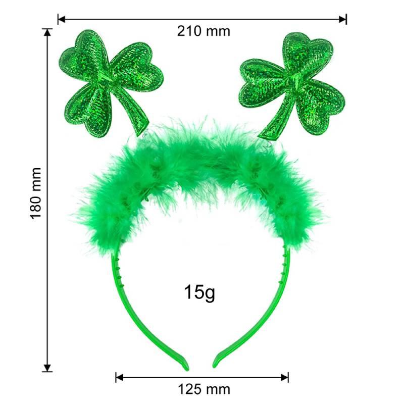 Patricks St Day Green Clover Hair Band Elf Hat Clothing Accessories Department