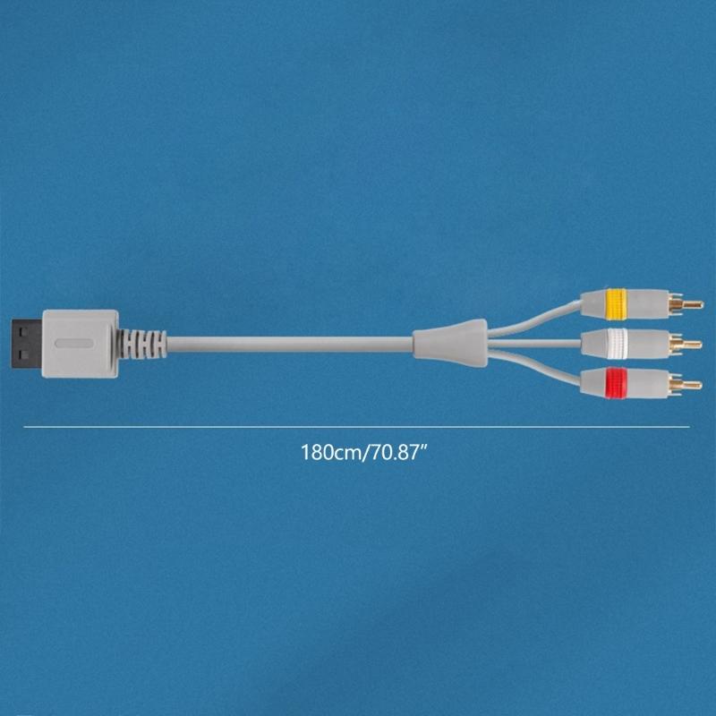 Audio Video Composite Cable Cord 1.8m Game Console Component Wire Line for   U AV HDTV Connector Cable