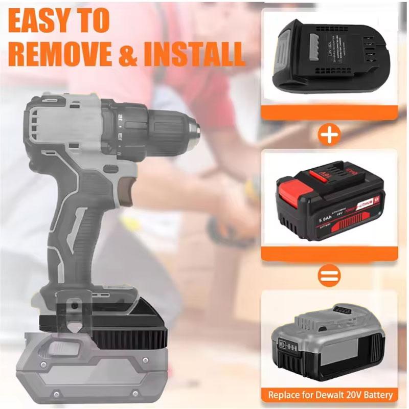 Tool Battery Conversion Tool EIN18DL Adapter For Einhell 18V 4511396 4511437 Li-ion Battery to For Dewalt 20V  Power Tool
